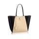 #M42289 Louis Vuitton 2016 Premium Leather Lockme Cabas Handbag- Vanilla & Noir