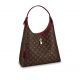 M43547 Louis Vuitton 2018 Premium  Flower Monogram Hobo handbag-WineRed