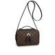 M43559 Louis Vuitton 2018 Premium Monogram Canvas Saintonge Handbag-Black