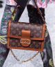 #M43599 Louis Vuitton 2018 Premium Monogram Canvas Pochette Metis Bag