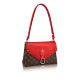 M44031 Louis Vuitton 2017 Premium Monogram Canvas & Epi Saint Michel Handbag-Red