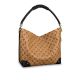 M44130 Louis Vuitton 2017 Premium Monogram Canvas Triangle Softy Handbag-Brown