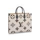 #M44675 Louis Vuitton 2019 Monogram Motif Onthego Tote Bag-Ivoire
