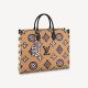 #M45814 Louis Vuitton Monogram Coated OnTheGo GM Tote Bag