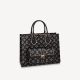 #M46154 Louis Vuitton Monogram Coated OnTheGo MM Tote Bag
