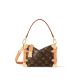 #M46815 Louis Vuitton Monogram Canvas Side Trunk PM Handbag