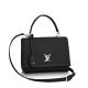 #M50250 Louis Vuitton 2015 Soft Leather LockMe Handbag-Black