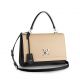 #M50252 Louis Vuitton 2015 Soft Leather LockMe Handbag-Vanille Noir