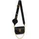 #M56461 Louis Vuitton New Wave Multi-Pochette Crossbody Handbag-Black