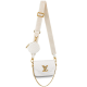 #M56466 Louis Vuitton New Wave Multi-Pochette Crossbody Handbag-Snow White