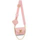 #M56468 Louis Vuitton New Wave Multi-Pochette Crossbody Handbag-Rose Ballerine Pink