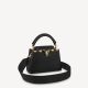 #M56669 Louis Vuitton Taurillon Capucines Mini-Black
