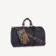 #M56856 Louis Vuitton Keepall Bandouliere 50 Virgil Abloh’s New “Patchwork” Version