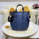 #M58479 Louis Vuitton Taurillon Leather Classic Christopher Backpack-Blue