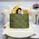 #M59005 Louis Vuitton Monogram Econyl OnTheGo GM Tote Bag-Green
