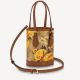 #M81724 Louis Vuitton Flower Patterned Canvas Nano Bucket Bag