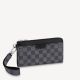 #N60379 Louis Vuitton Summer 2021 Damier Graphite Zippy Dragonne Wallet
