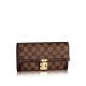 #N60535 Louis Vuitton 2015 Damier Ebene Venice wallet 