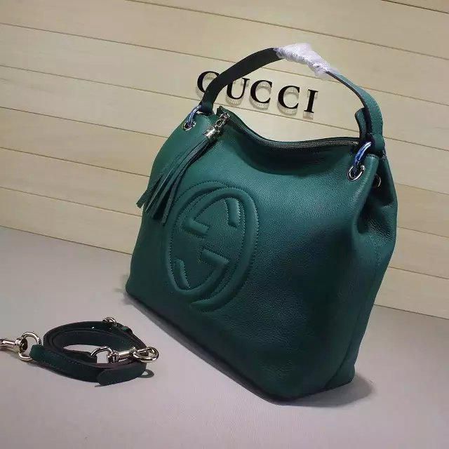 #408825 G*u*i new colors soho large shoulder bag-darkgreen