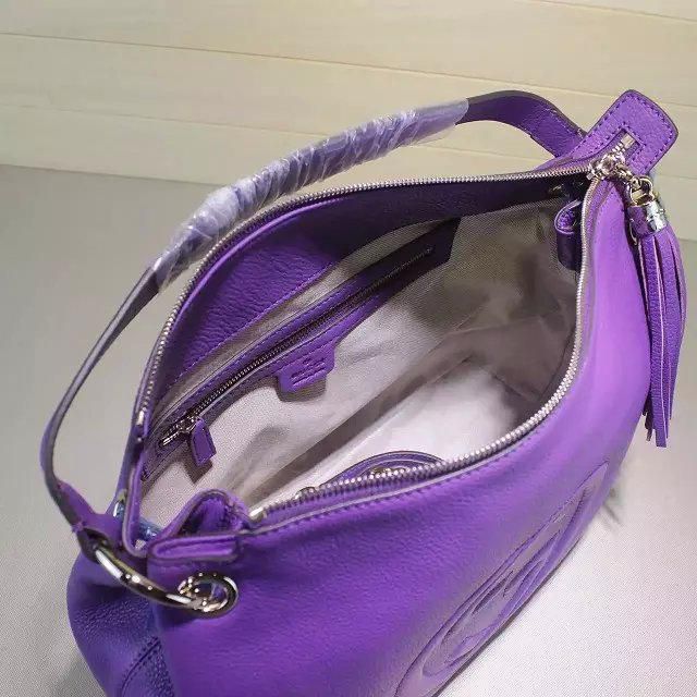 #408825 G*u*i new colors soho large shoulder bag-purple