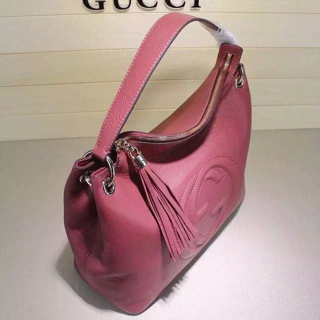 #408825 G*u*i new colors soho large shoulder bag-rose red