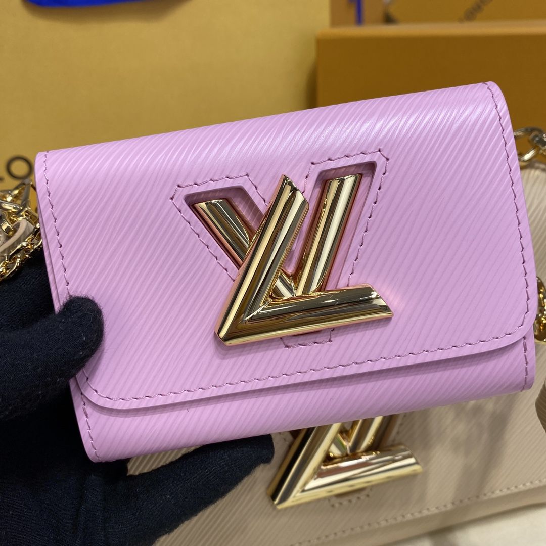 #m50282/50332 l**is V*t*n epi twist mm bag-khaki purple