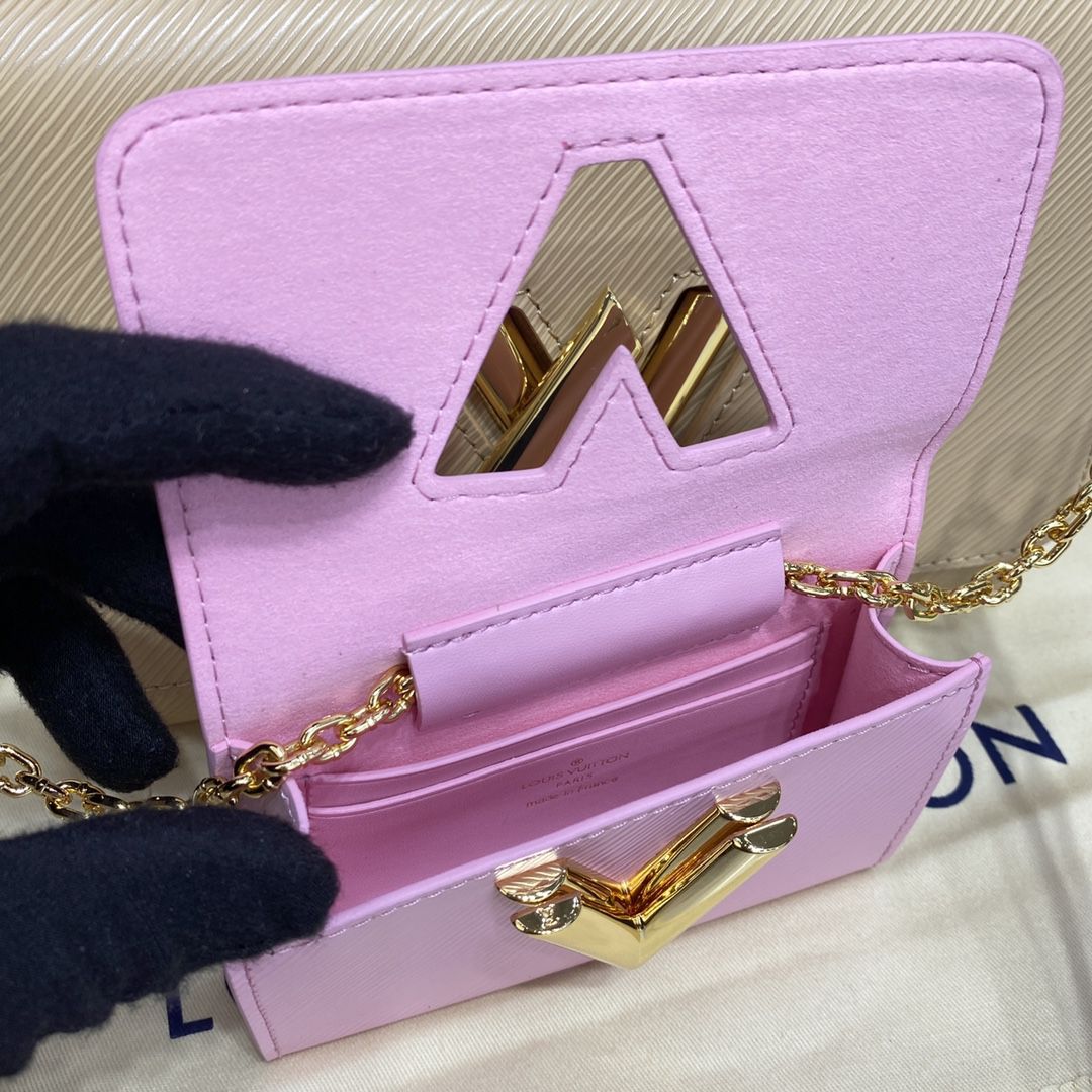 #m50282/50332 l**is V*t*n epi twist mm bag-khaki purple