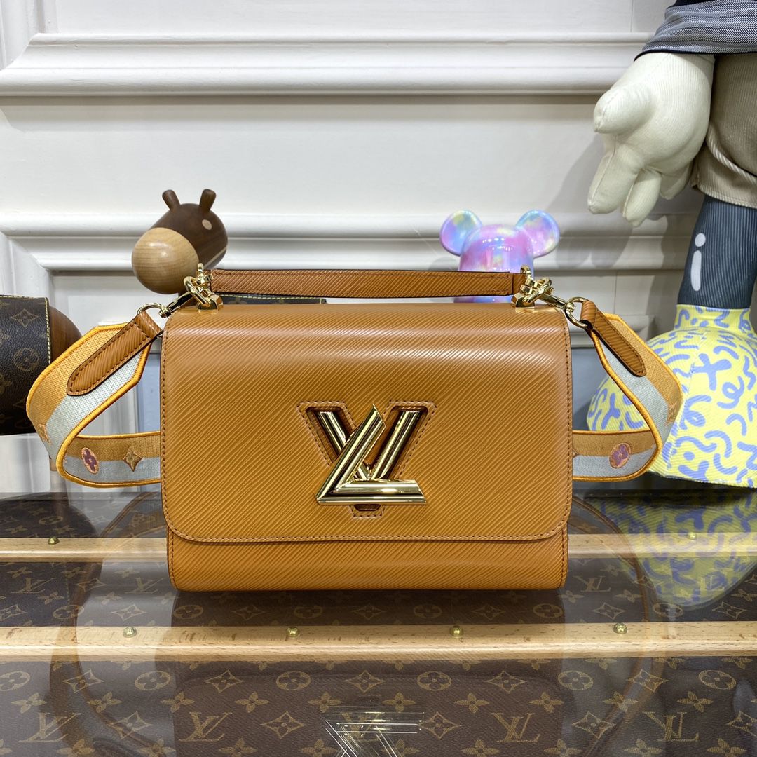 #m21555 l**is V*t*n monogram flowers twist mm handbag