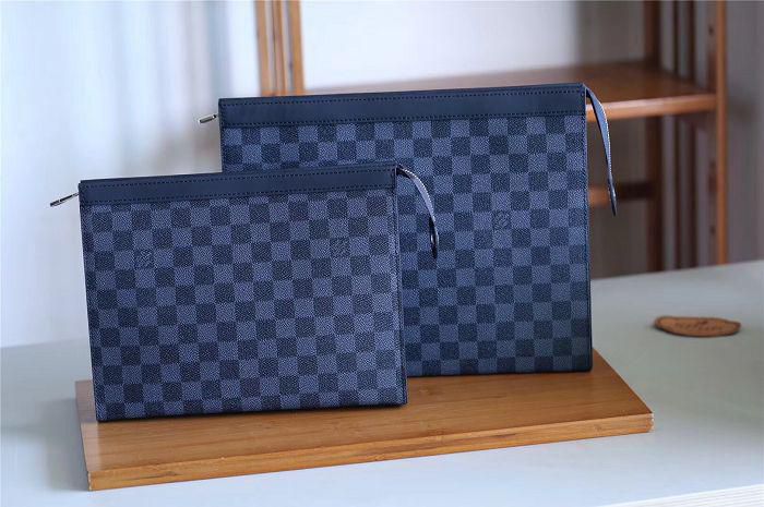 #n60054 l**is V*t*n 2018 men pochette voyage gm damier graphite canvas