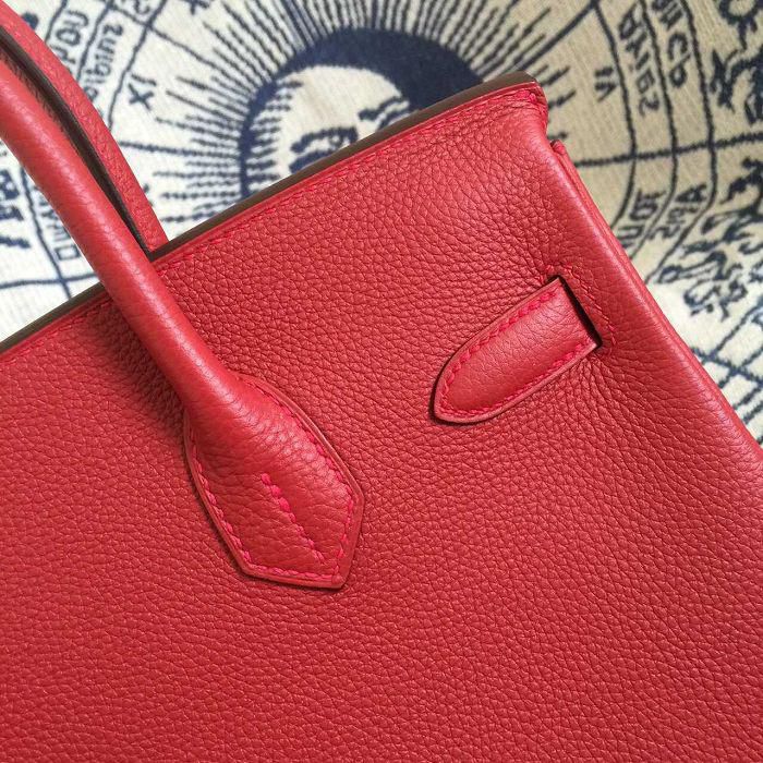 #hb52003 H**mes premium collection 35cm birkin togo leather-wine