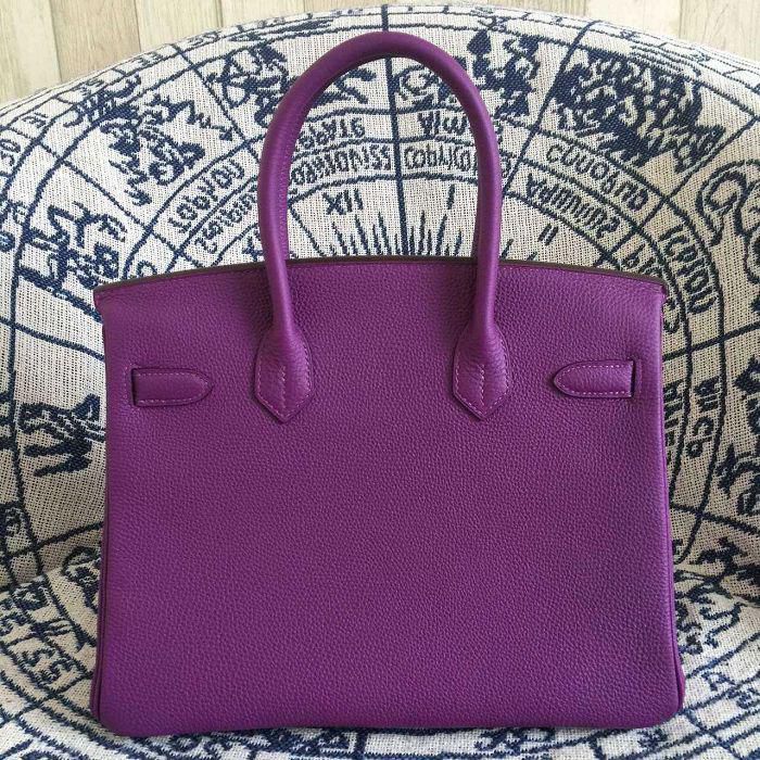 #hb52006 H**mes premium collection 35cm birkin togo leather-purple