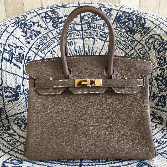 #hb52009 H**mes premium collection 35cm birkin togo leather-brown