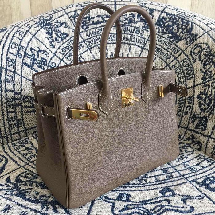 #hb52009 H**mes premium collection 35cm birkin togo leather-brown