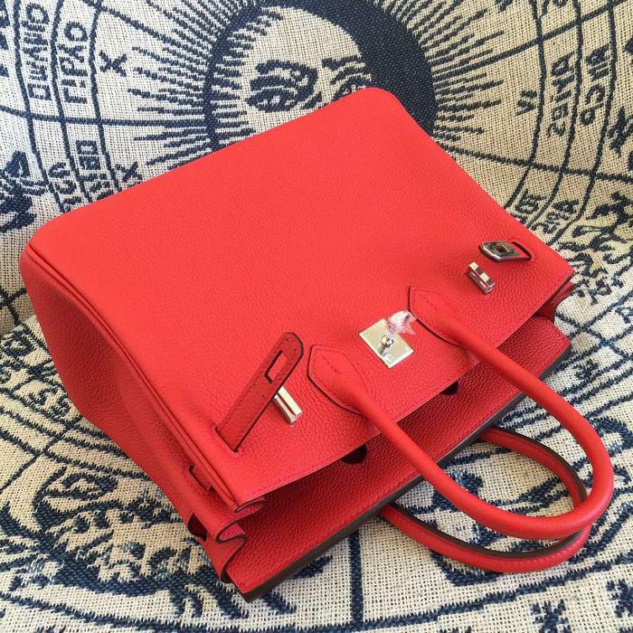 #hb52013 H**mes premium collection 35cm birkin togo leather-red