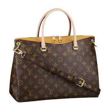 #m40929 l**is V*t*n pallas monogram canvas handbag -yellow