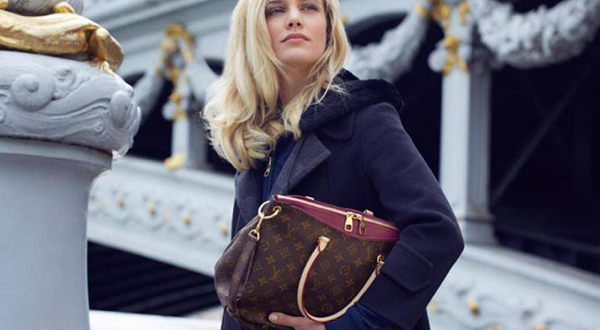 #m40929 l**is V*t*n pallas monogram canvas handbag -purple