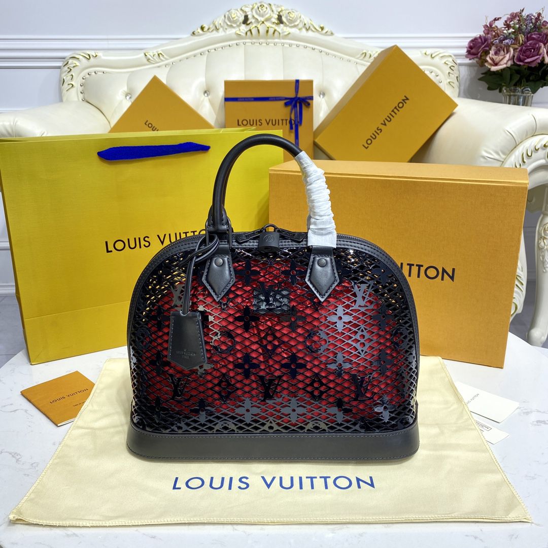 #m20355 l**is V*t*n monogram lace alma pm handbag