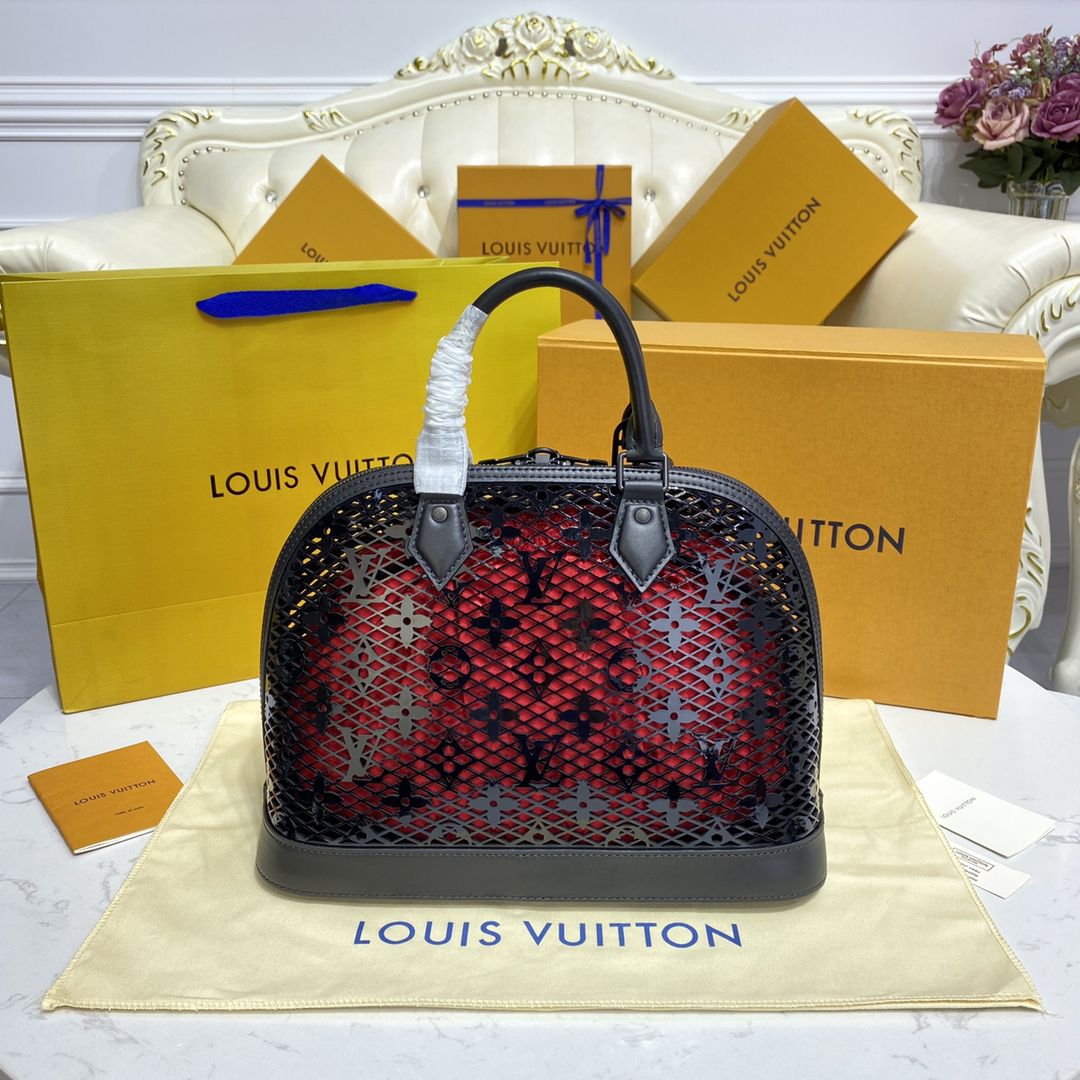#m20355 l**is V*t*n monogram lace alma pm handbag