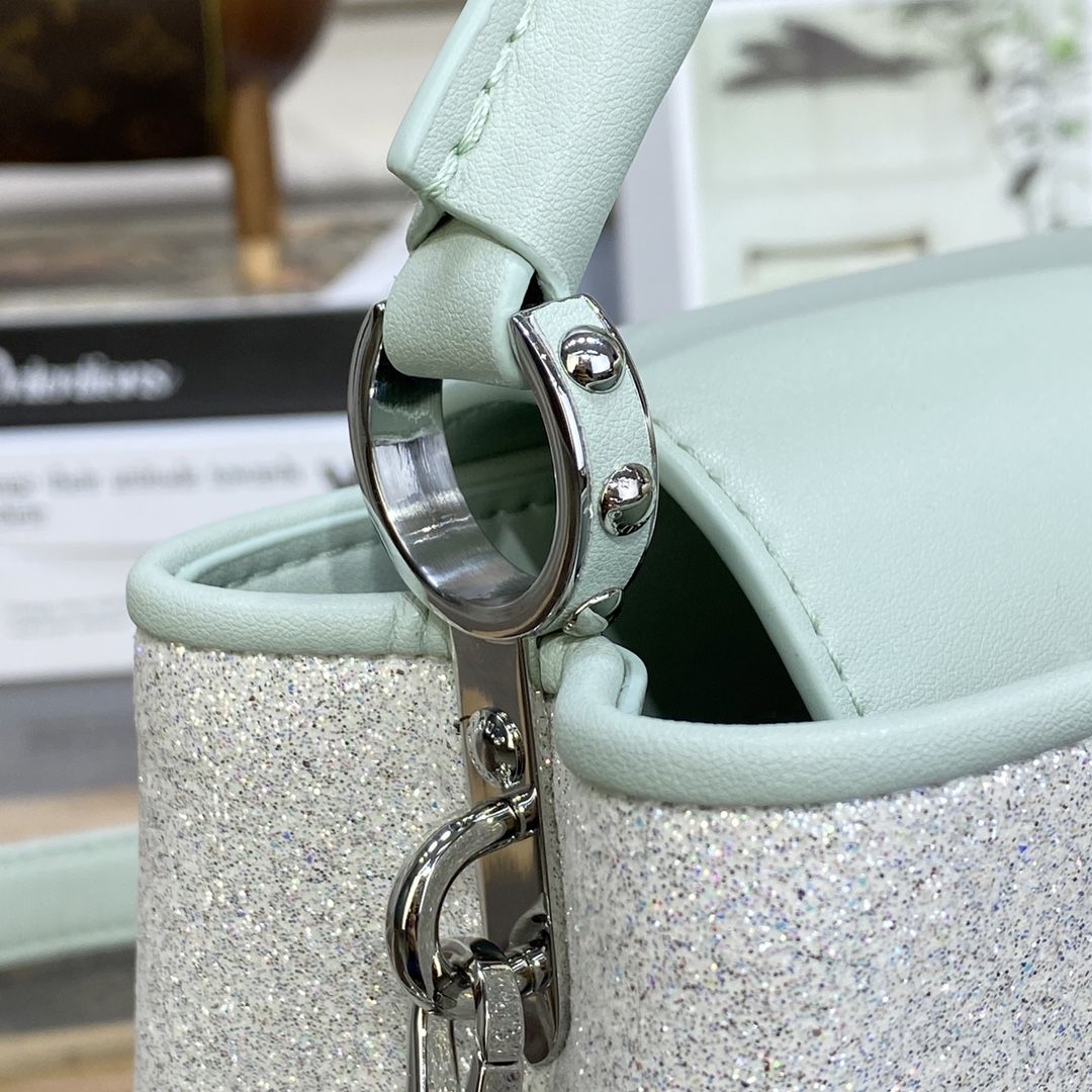 #m20727 l**is V*t*n swarovski crystals capucines mini handbag