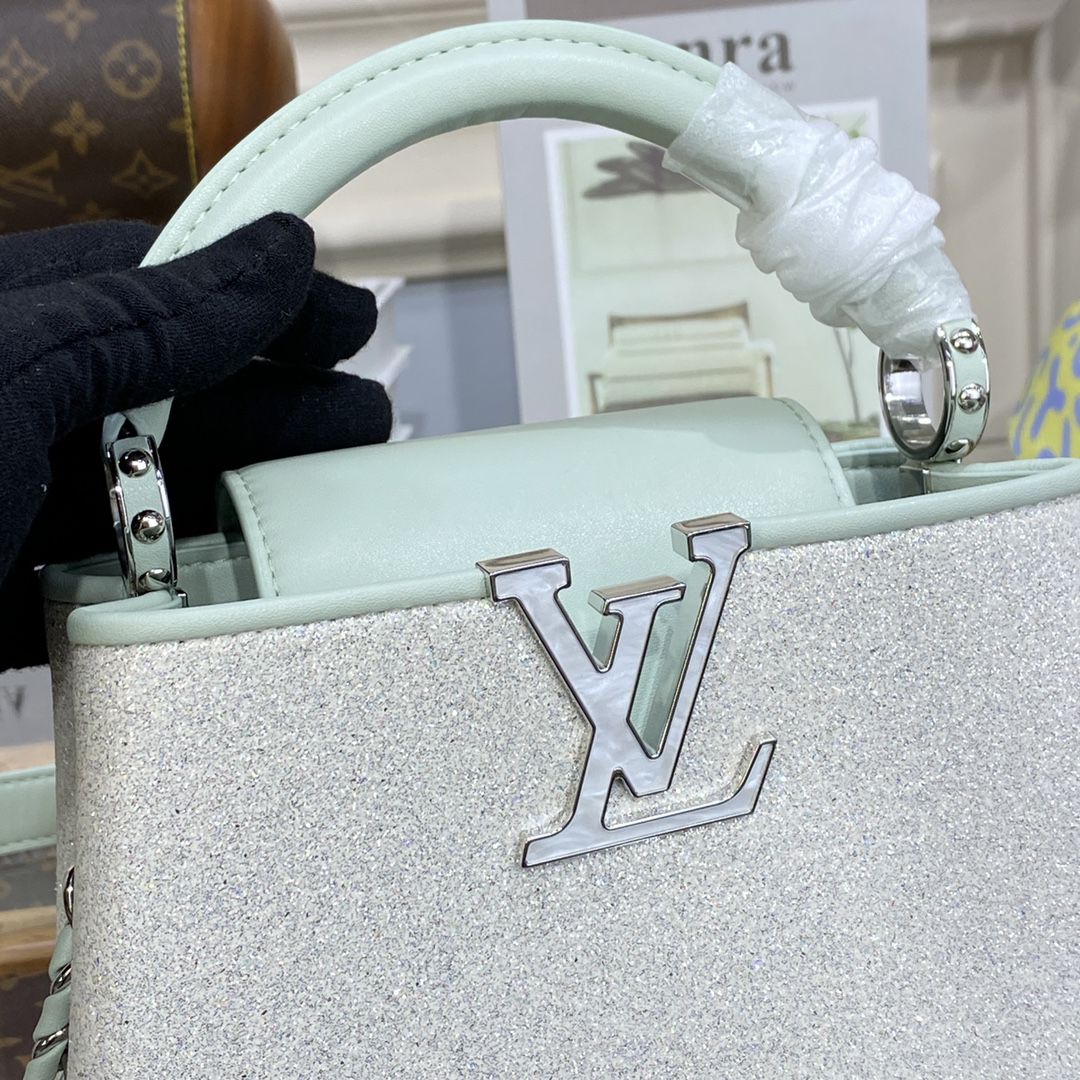 #m20727 l**is V*t*n swarovski crystals capucines mini handbag