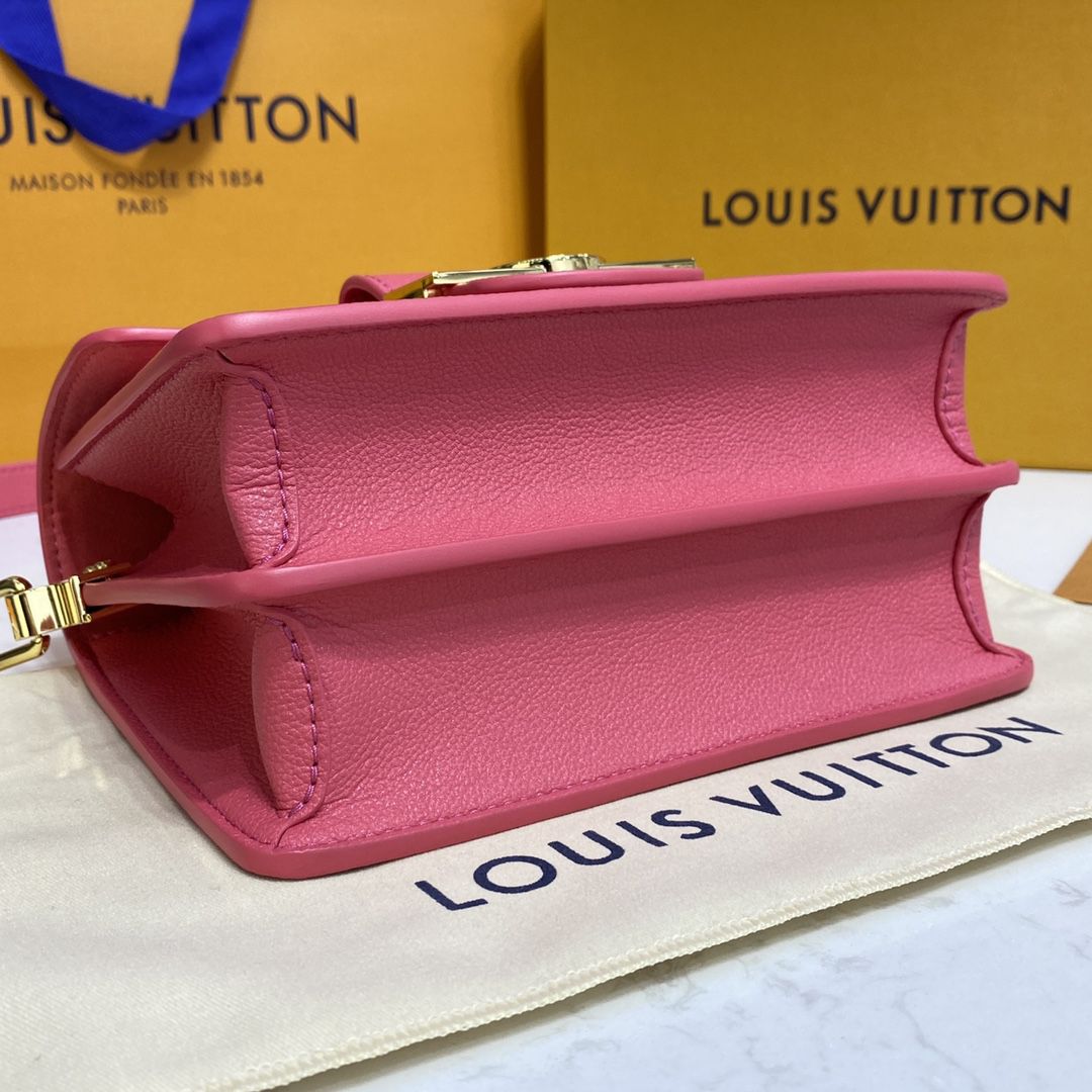 #m20747 l**is V*t*n rose fluo mini dauphine handbag