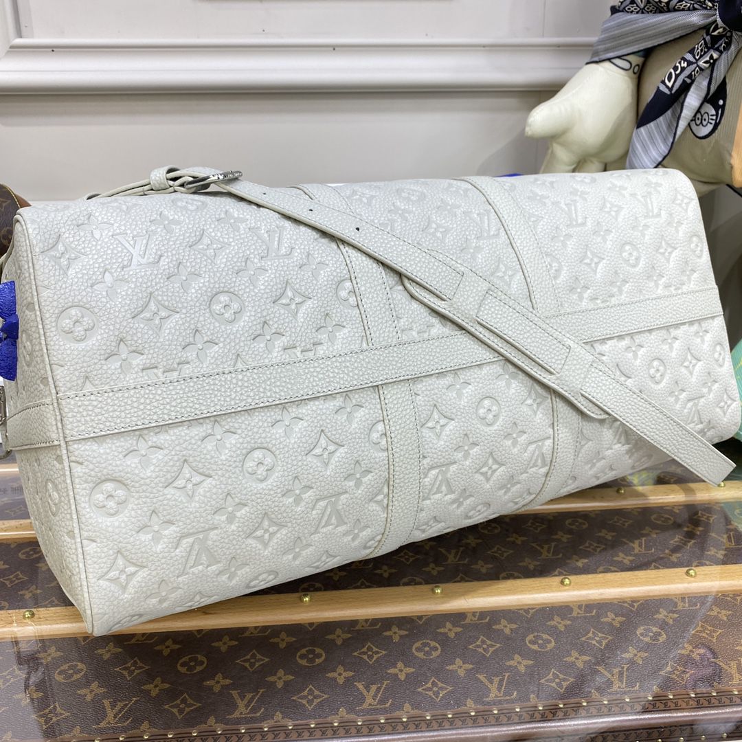 #m20901 l**is V*t*n taurillon monogram keepall 50 bag-cream