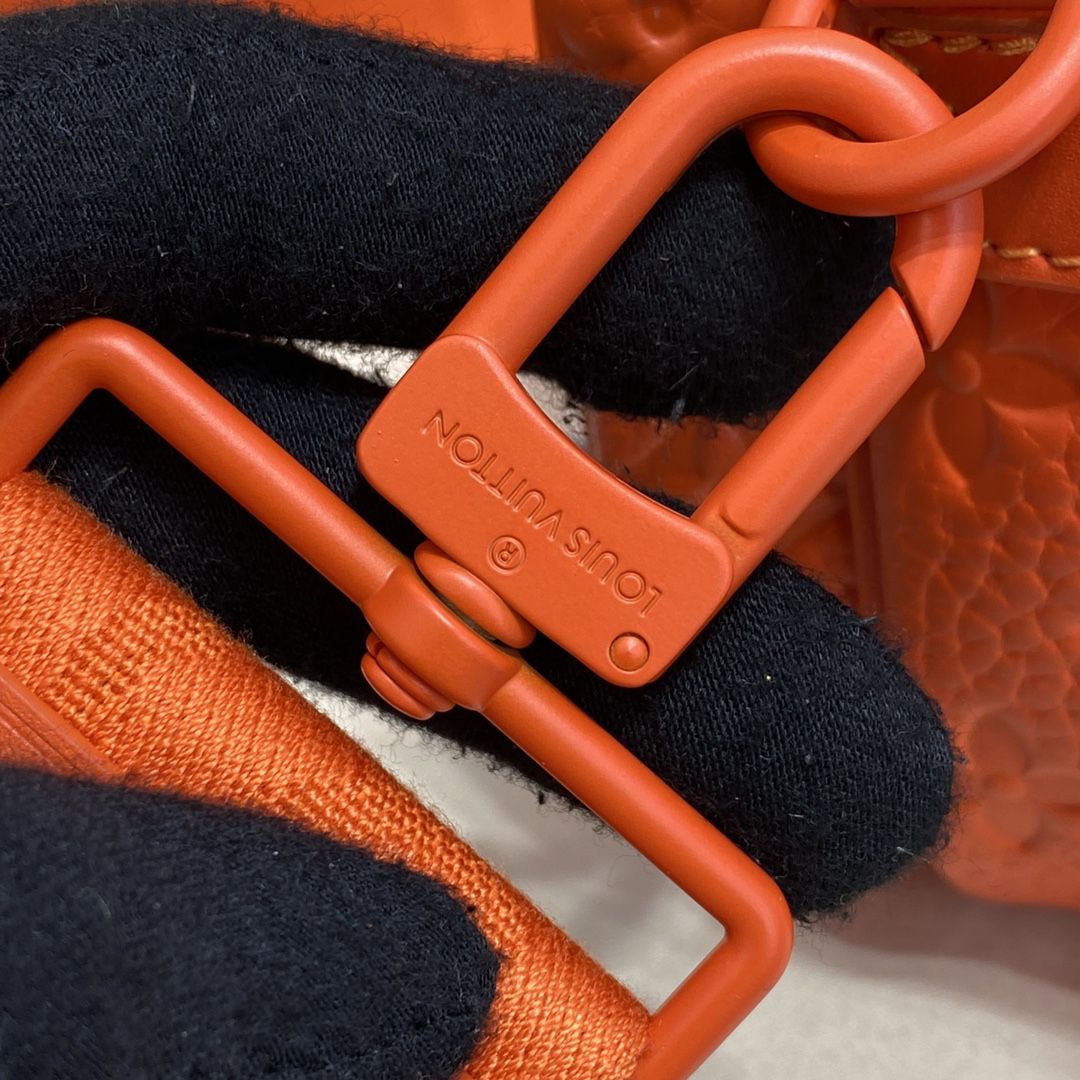 #m20904 l**is V*t*n monogram macassar s lock messenger-orange