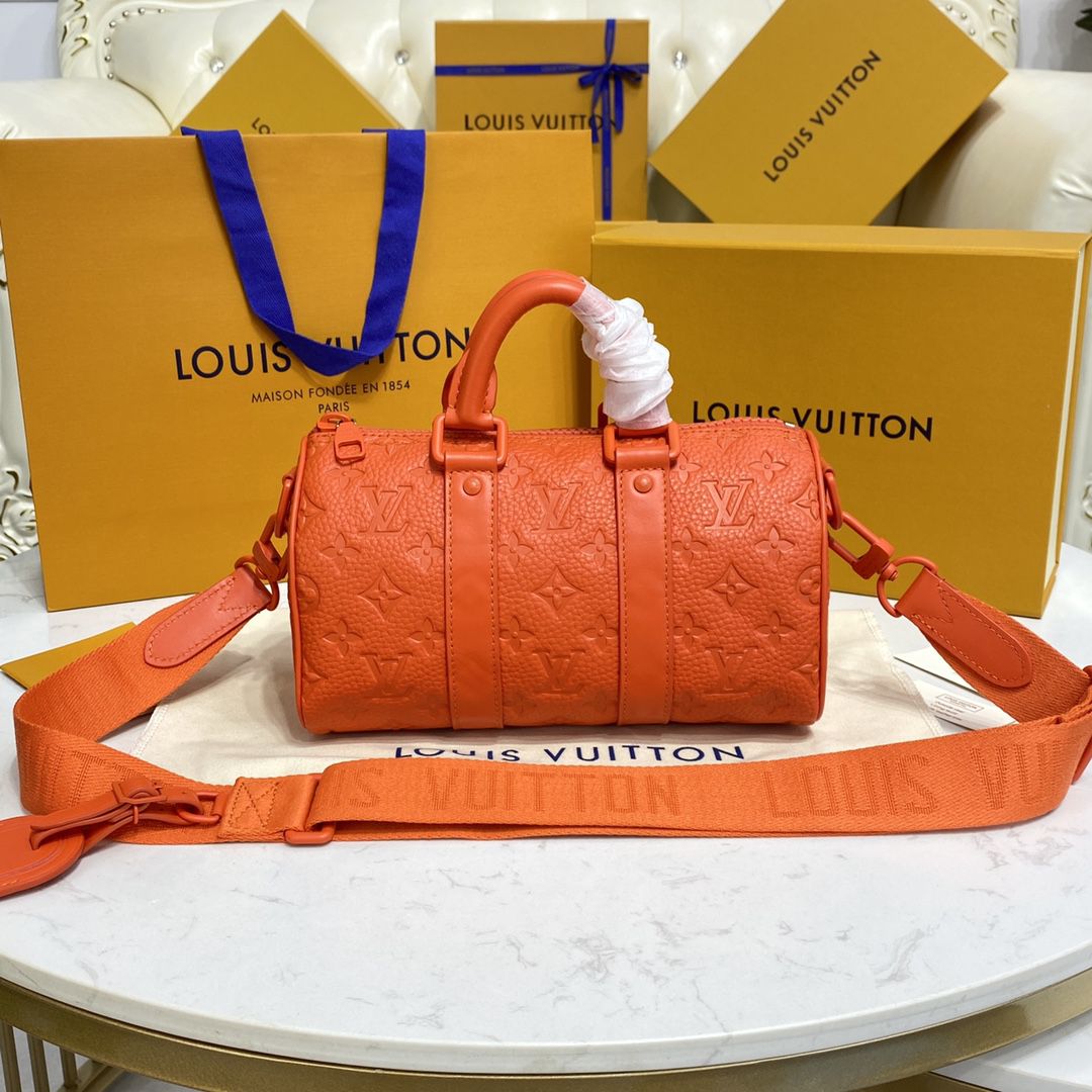 #m20930 l**is V*t*n taurillon monogram keepall bandouliÈre 25