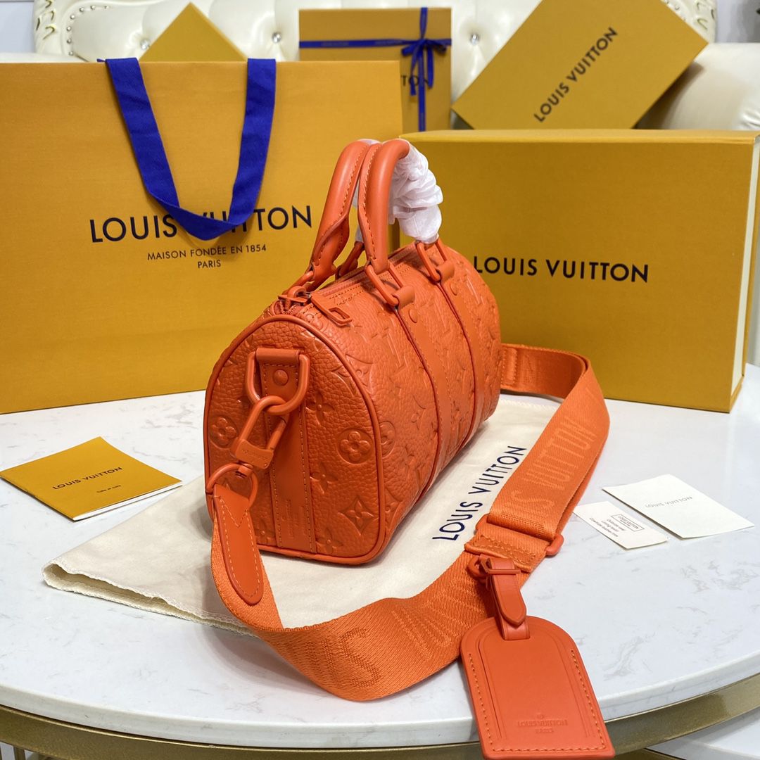 #m20930 l**is V*t*n taurillon monogram keepall bandouliÈre 25