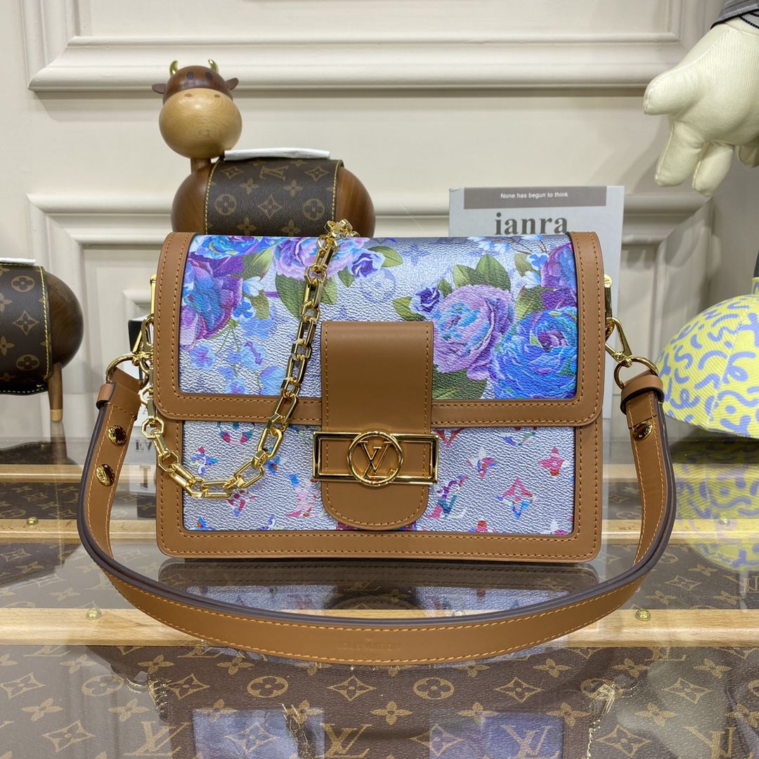 #m21266 l**is V*t*n nicolas ghesquière’s buttercup dauphine mm bag