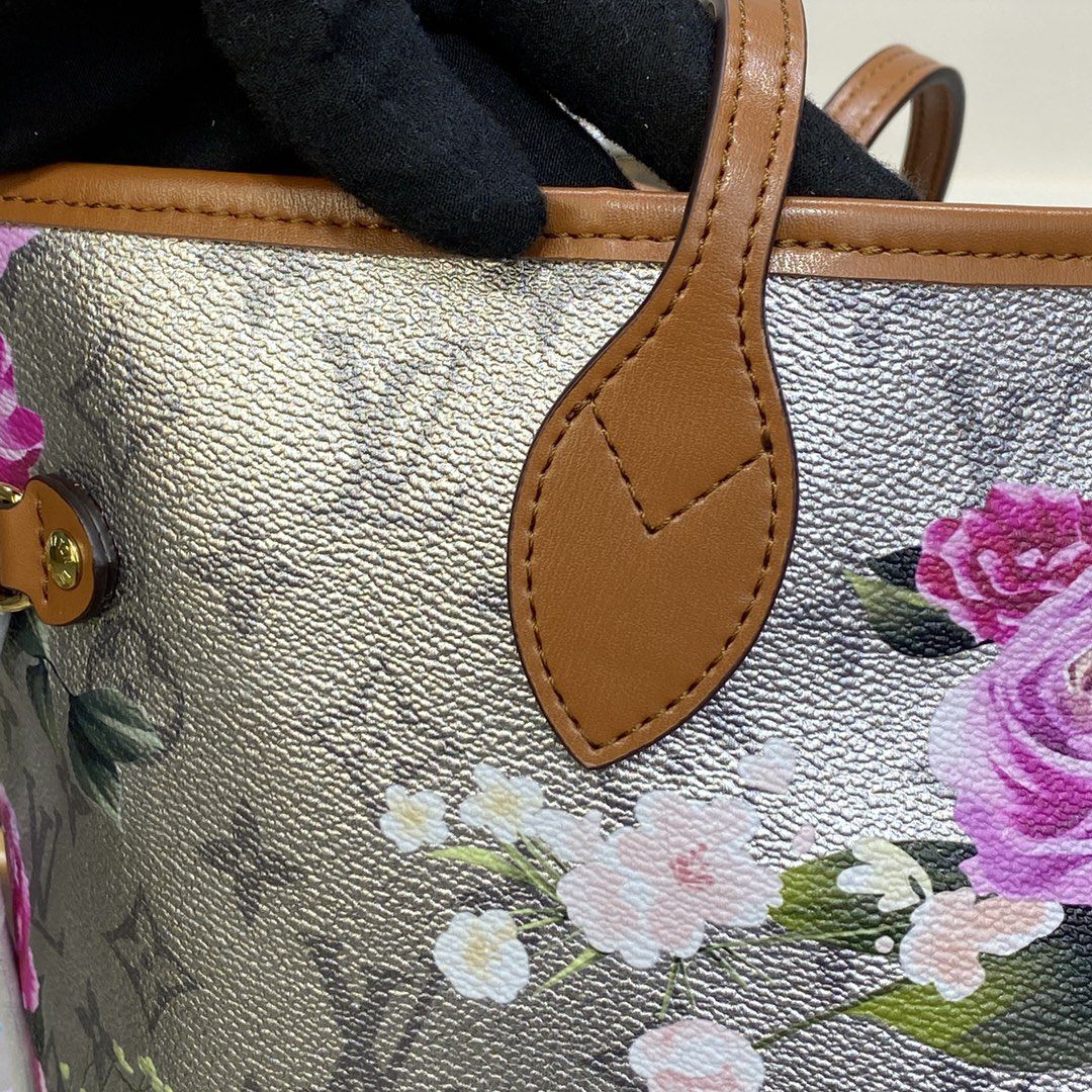 #m21352 l**is V*t*n lv garden neverfull mm tote bag