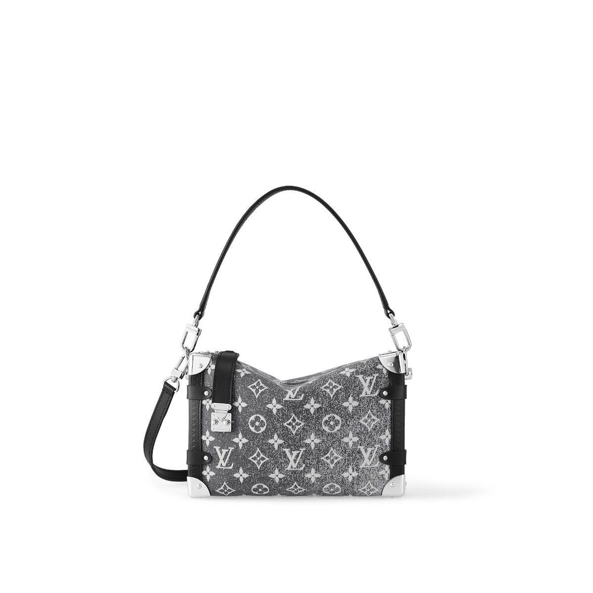 #m21460 l**is V*t*n monogram jacquard denim side trunk bag