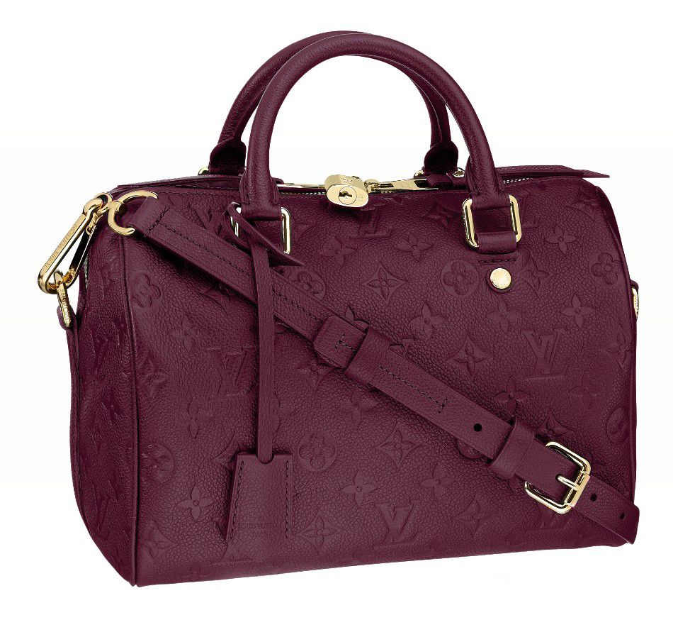 #m42402 l**is V*t*n monogram speedy bandouliere 25-burgundy