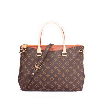 #m40929 l**is V*t*n pallas monogram canvas handbag -orange